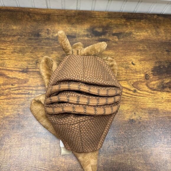 Folkmanis Armadillo Hand Puppet Play Pretend Theatre Plush Stuffed Animal Toy - Picture 11 of 16
